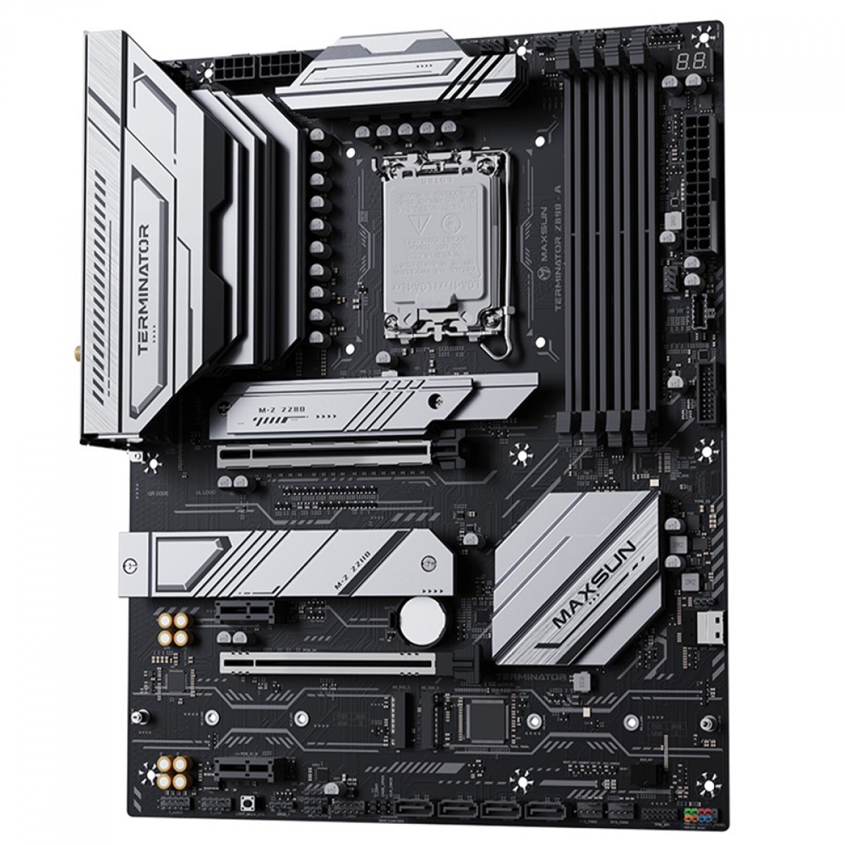 Placa Mãe Maxsun Terminator Z890-A Wi-Fi, Chipset Z890, Intel LGA 1851, ATX, DDR5
