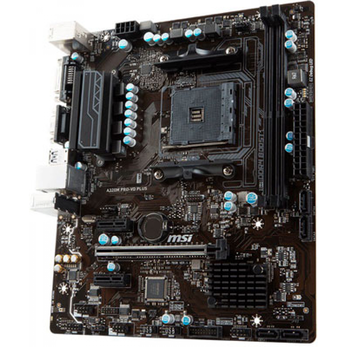 Placa Mãe MSI A320M PRO-VD PLUS, Chipset A320, AMD AM4, mATX, DDR4