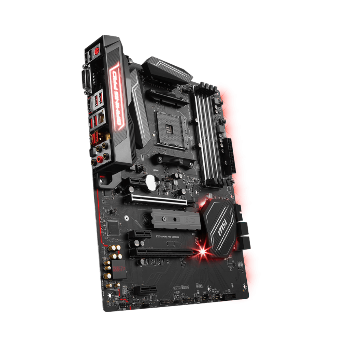 Placa Mãe MSI B350 Gaming PRO Carbon, Chipset B350, AMD AM4, ATX, DDR4