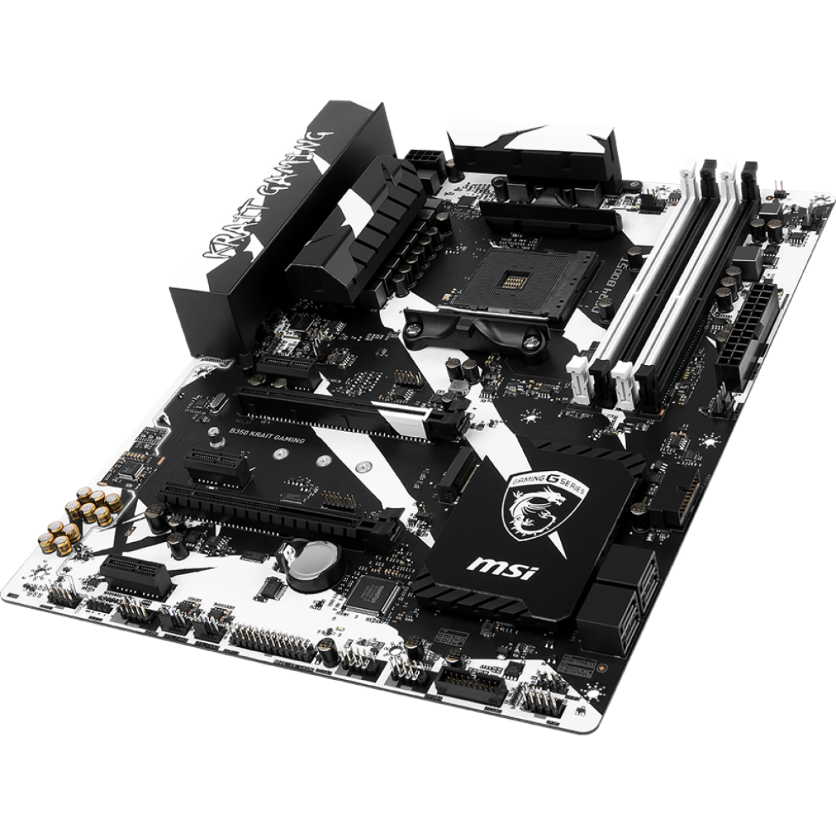 Placa Mãe MSI B350 Krait Gaming, Chipset B350, AMD AM4, ATX, DDR4