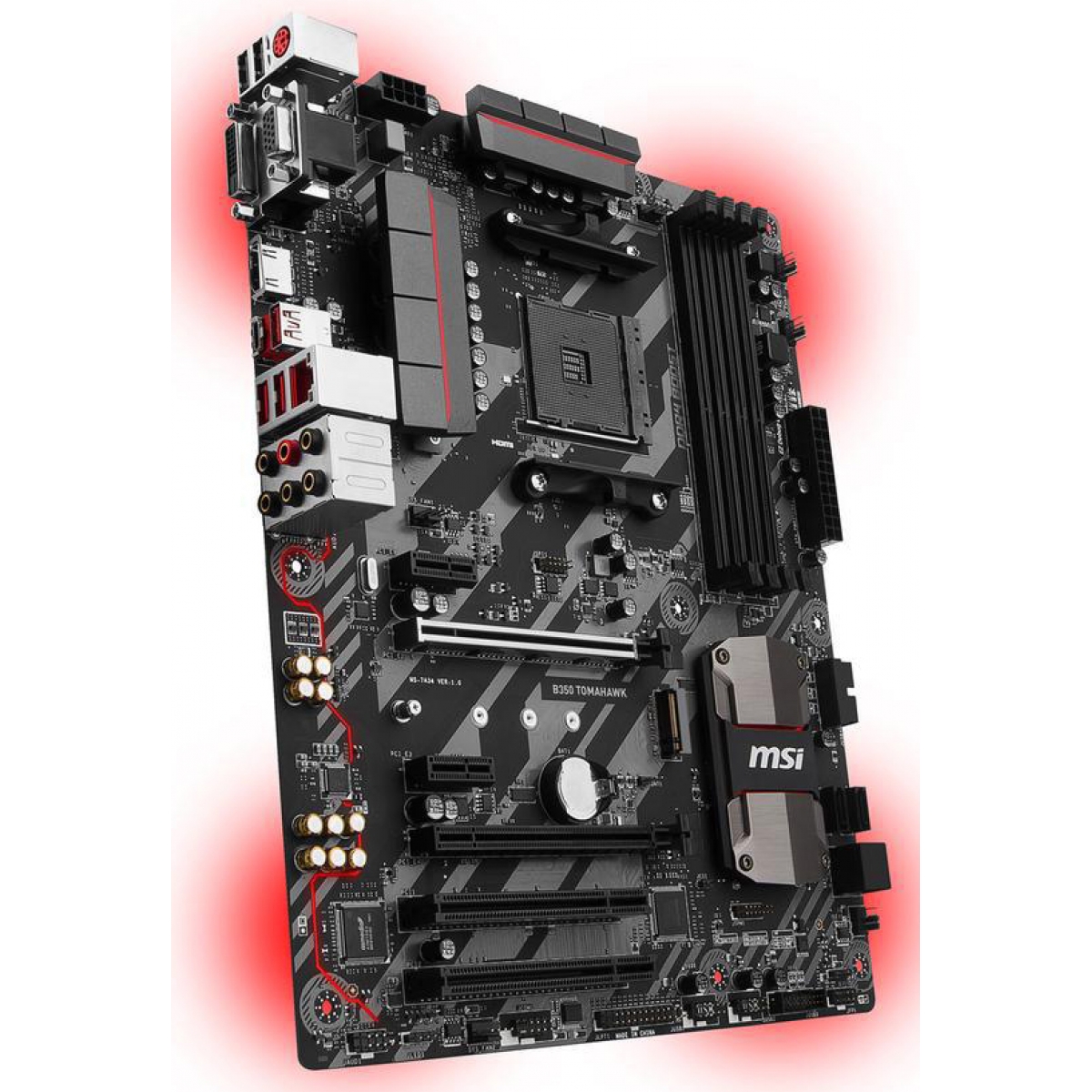 Placa Mãe MSI B350 Tomahawk, Chipset B350, AMD AM4, ATX, DDR4