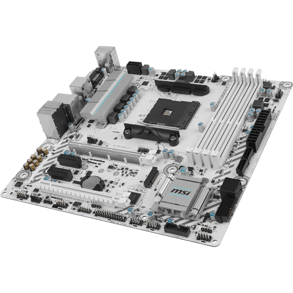 Placa Mãe MSI B350M Mortar Arctic, Chipset B350, AMD AM4, mATX, DDR4