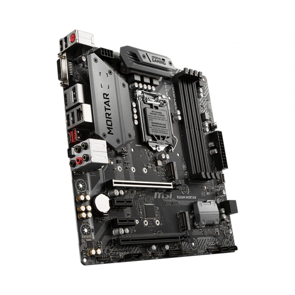 Placa Mãe MSI B360M Mortar, Chipset B360, Intel LGA 1151, mATX, DDR4
