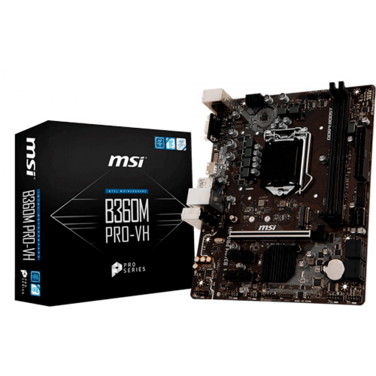 Placa Mãe MSI B360M PRO-VH, Chipset B360, Intel LGA 1151, mATX ,DDR4
