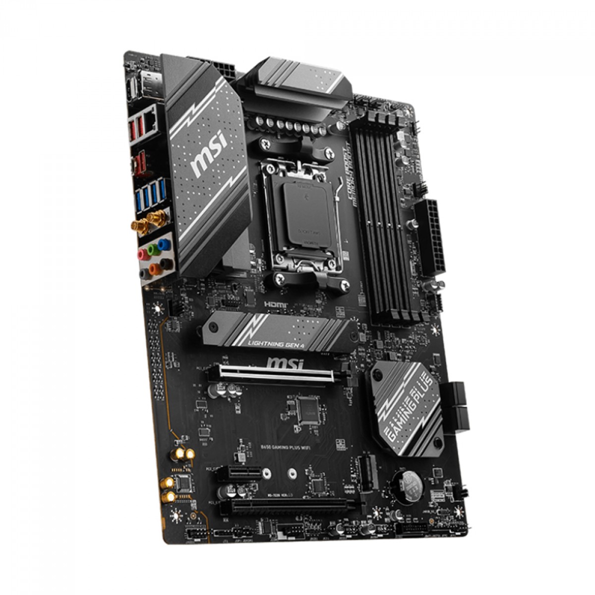 Placa Mãe MSI B650 Gaming Plus WIFI, Chipset B650, AMD AM5, ATX, DDR5, 911-7E26-001
