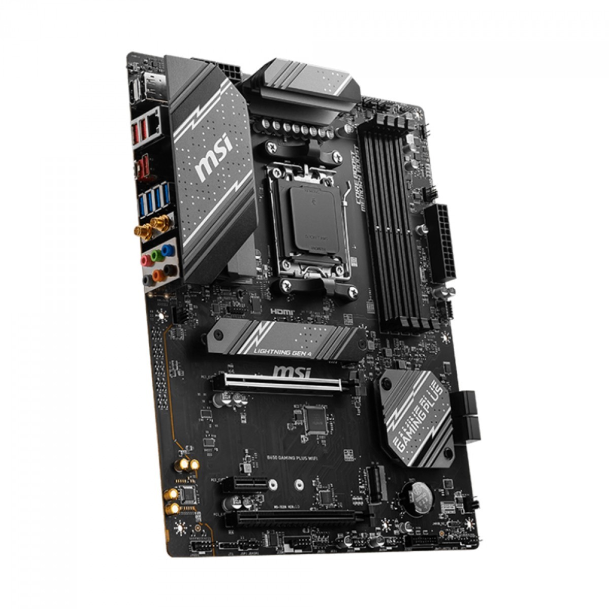 Placa Mãe MSI B650 Gaming Plus WIFI, Chipset B650, AMD AM5, ATX, DDR5, 911-7E26-011