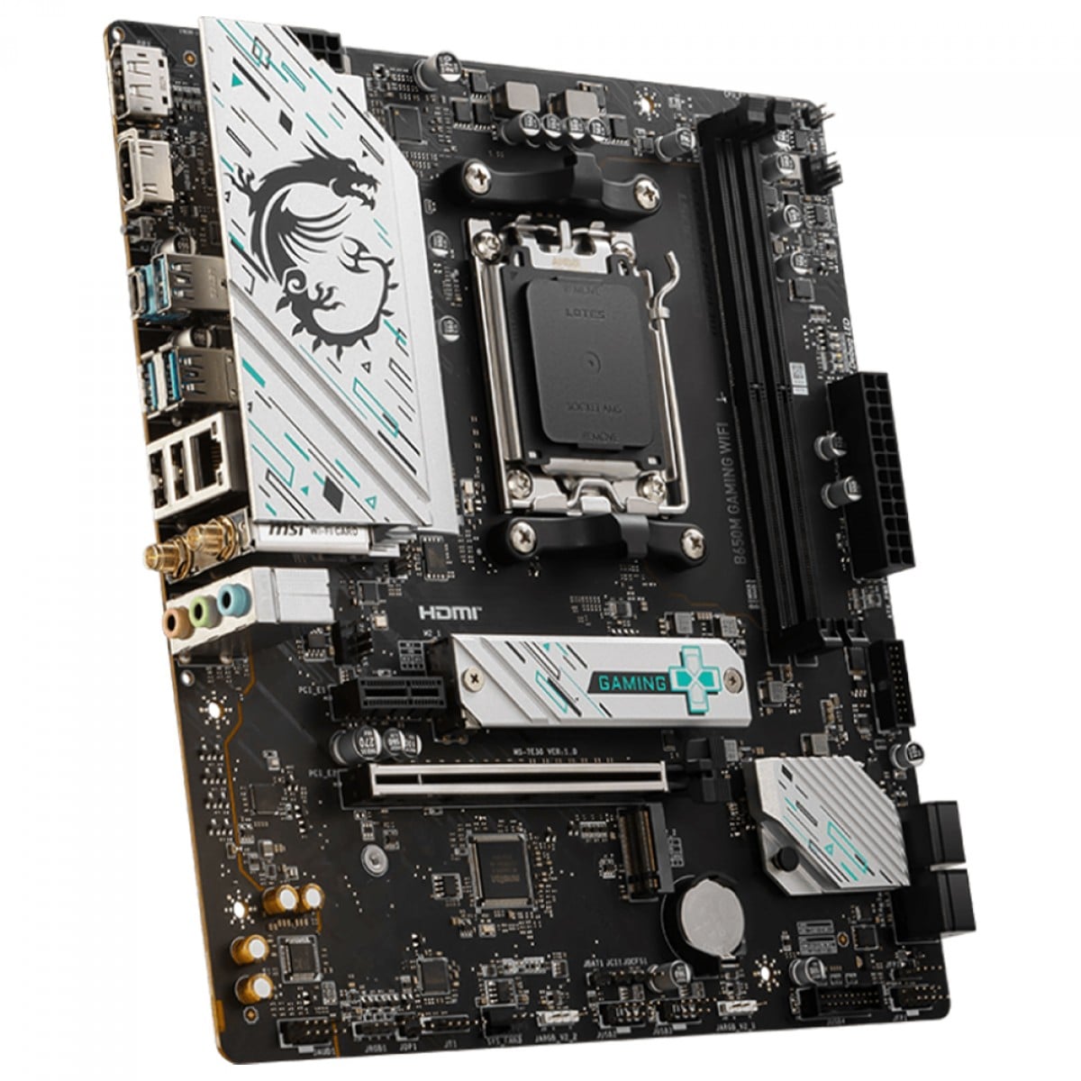 Placa Mãe MSI B650M Gaming WiFi, Chipset B650, AMD AM5, mATX, DDR5