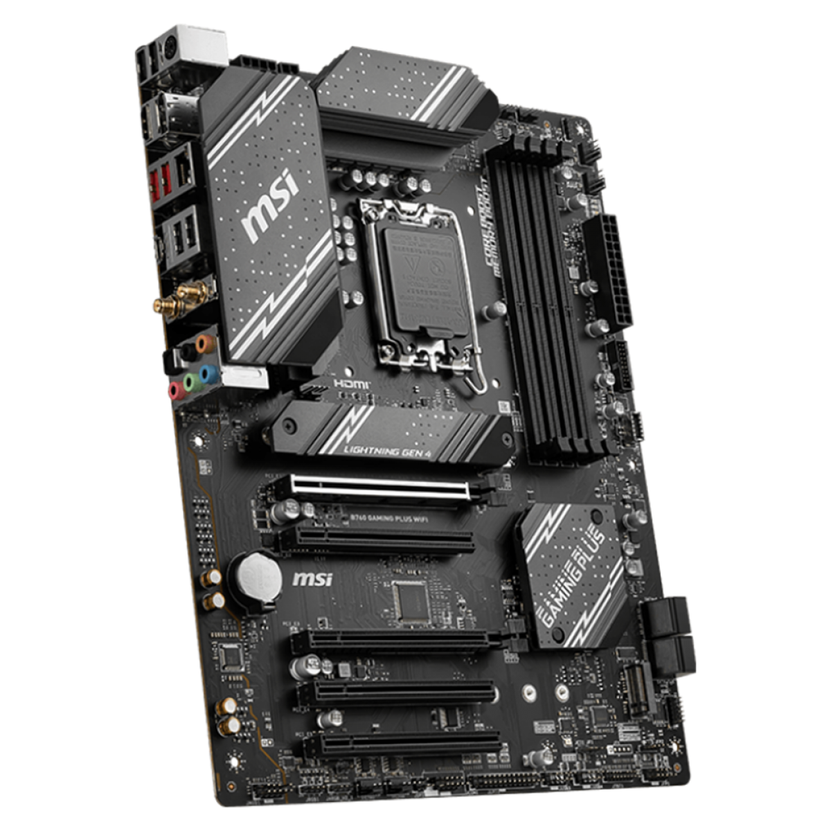 Placa Mãe MSI B760 Gaming Plus Wi-Fi, Chipset B760, Intel LGA 1700, ATX, DDR5, 911-7D98-007