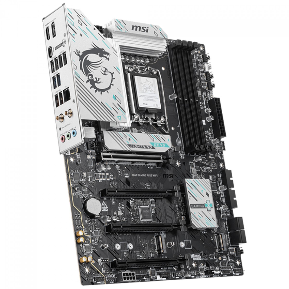 Placa Mãe MSI B860 Gaming Plus WIFI, Chipset B860, Intel LGA 1851, ATX, DDR5