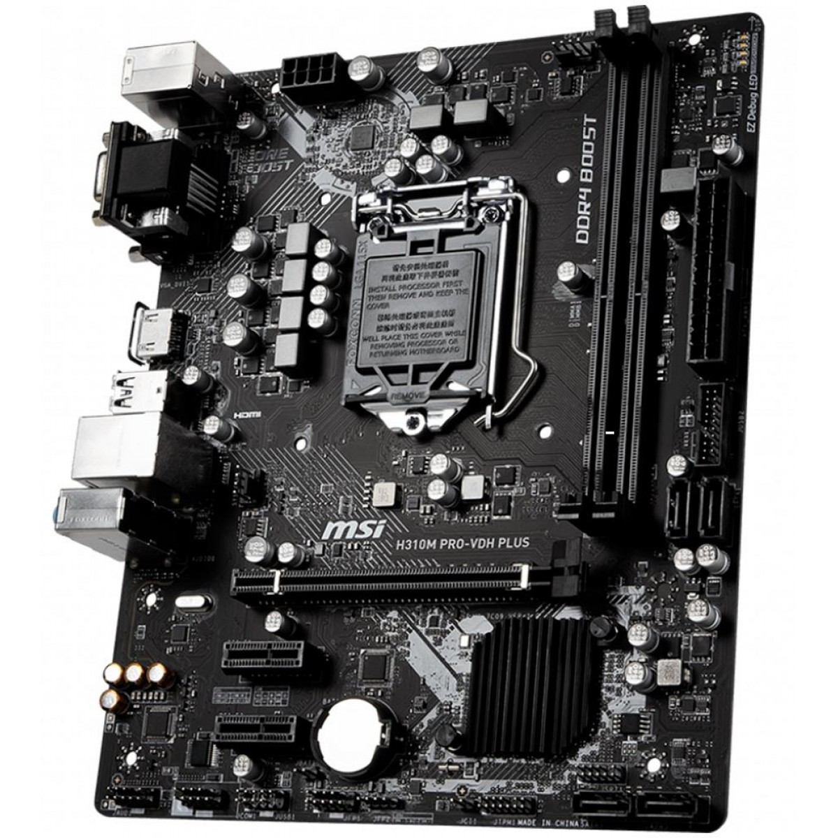 Placa Mãe MSI H310M PRO-VDH Plus, Chipset H310, Intel LGA 1151, mATX, DDR4