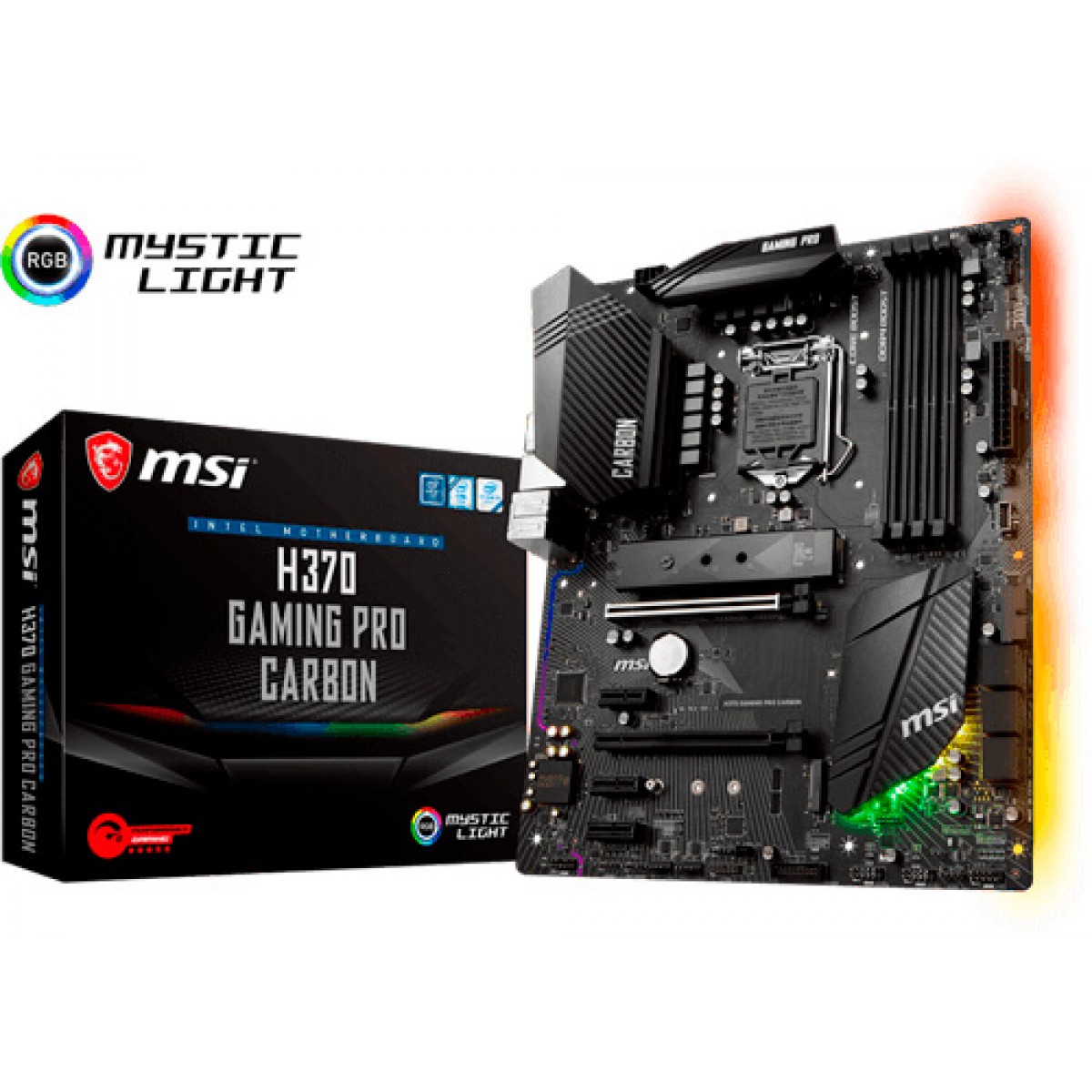 Placa Mãe MSI H370 Gaming Pro Carbon LGA 1151 DDR4 
