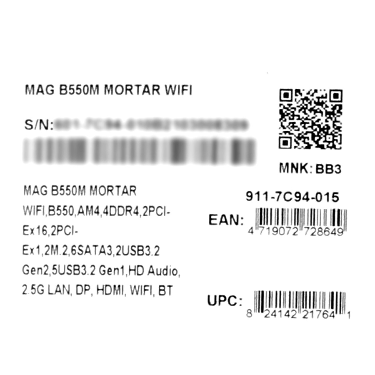 Placa Mãe MSI MAG B550M Mortar WIFI, Chipset B550, AMD AM4, mATX, DDR4