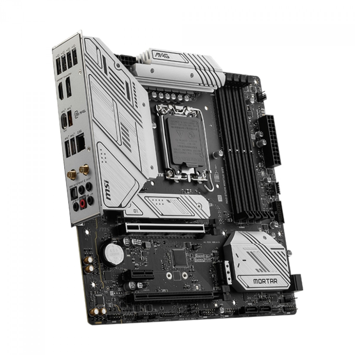 Placa Mãe MSI MAG B760M MORTAR WIFI, Chipset B760, Intel LGA 1700, MATX, DDR5, 911-7E01-012