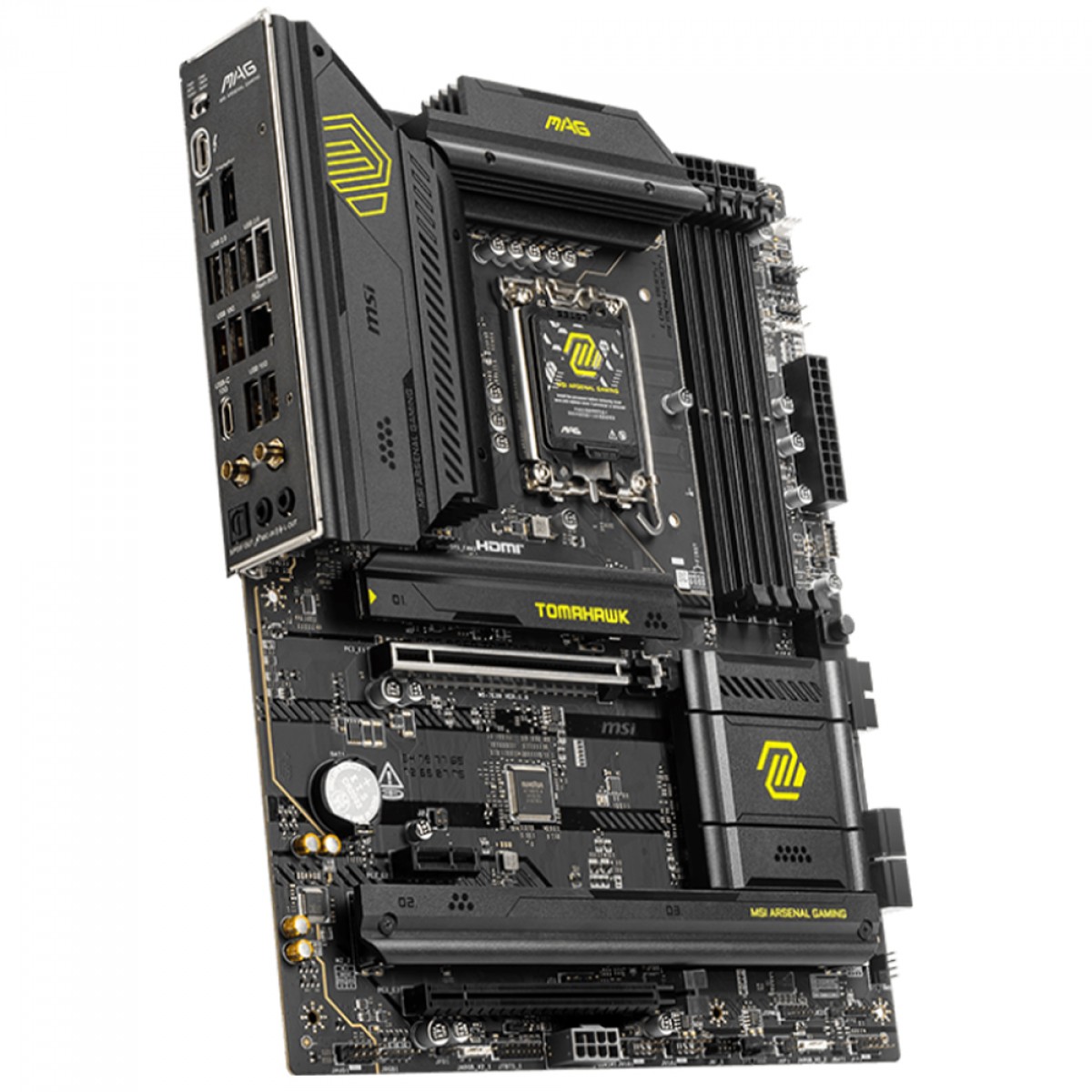 Placa Mãe MSI MAG B860 TOMAHAWK WIFI, Chipset B860, Intel LGA 1851, ATX, DDR5