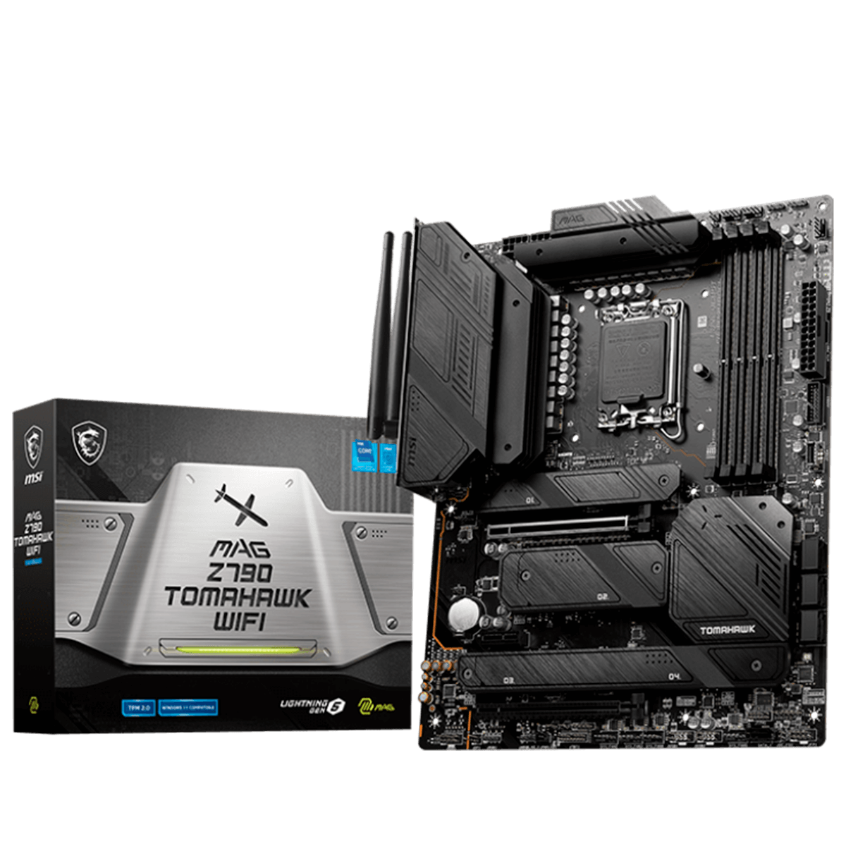 Placa Mãe MSI MAG Z790 TOMAHAWK WIFI DDR5, Chipset Z790, Intel LGA