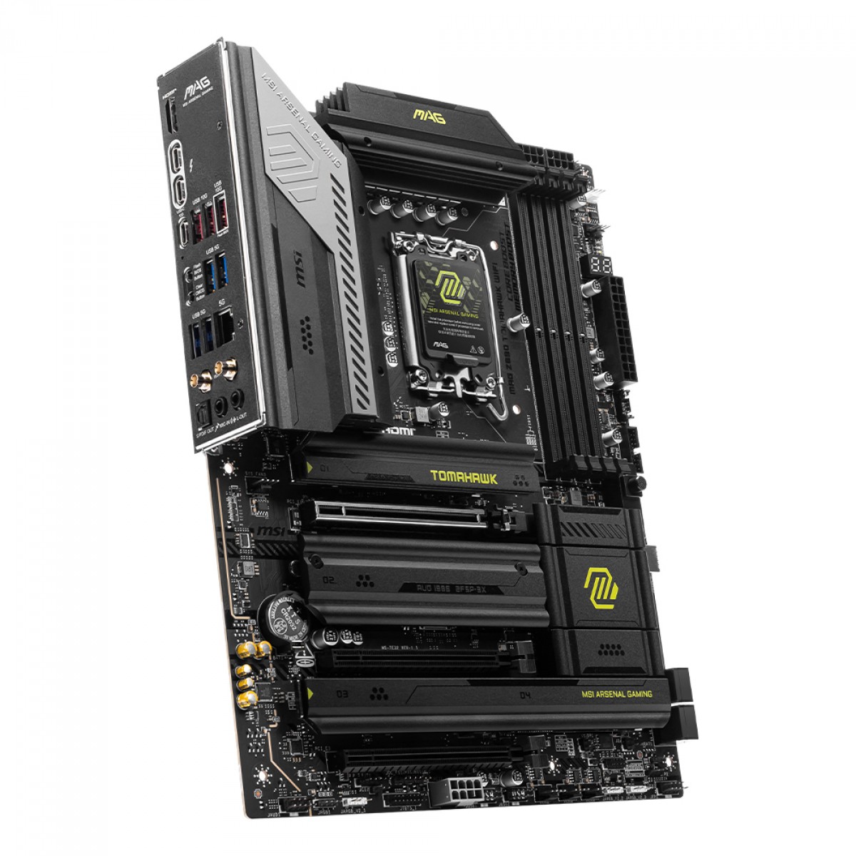 Placa Mãe MSI Mag Z890 Tomahawk WIFI, Chipset Z890, Intel LGA 1851, ATX, DDR5, 911-7E32-003