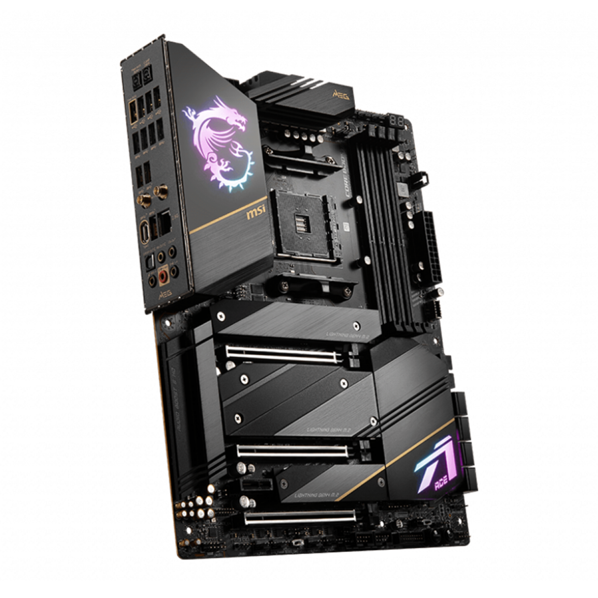 Placa Mãe MSI MEG X570S Ace Max, Chipset X570, AMD AM4, ATX, DDR4, 911-7D50-002