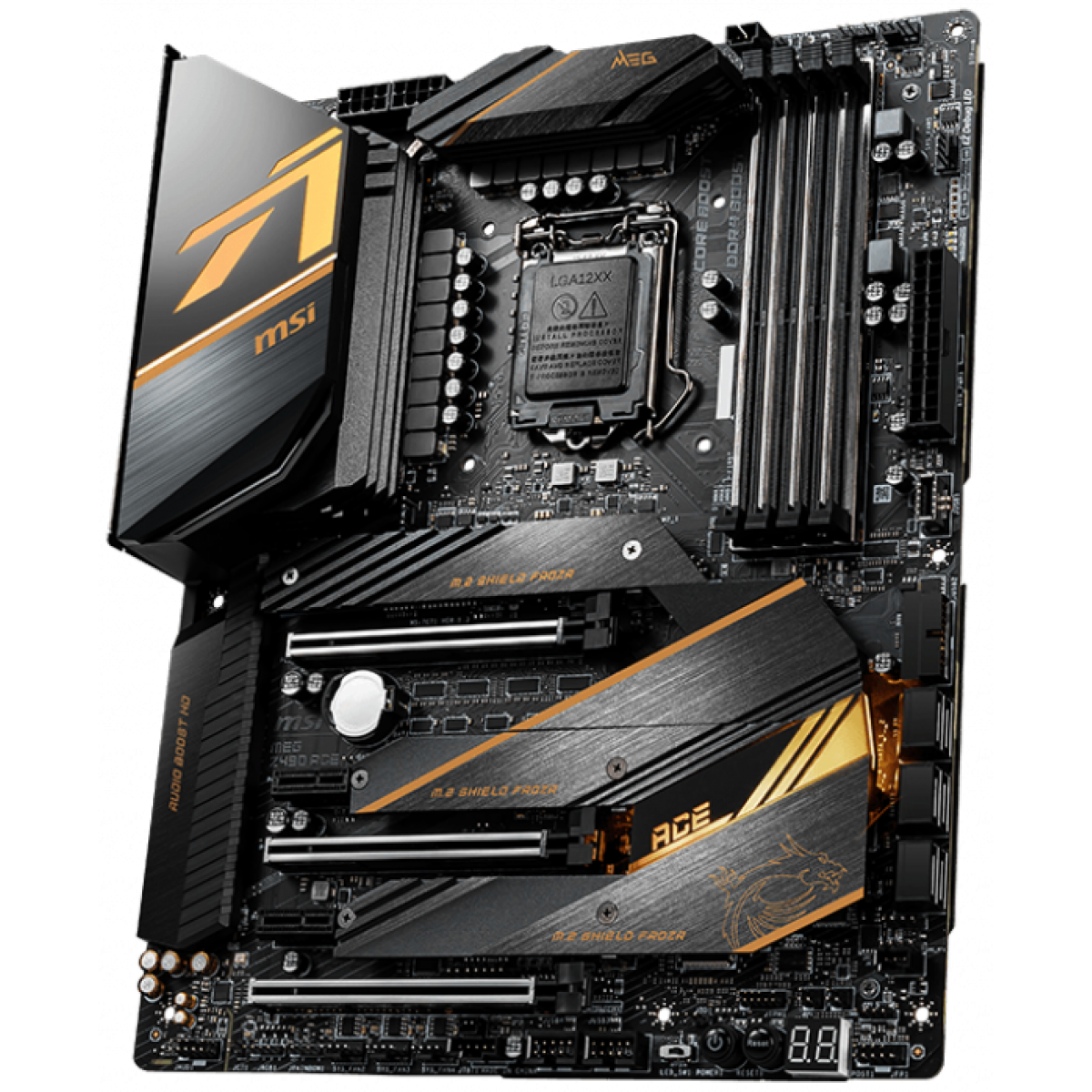 Placa Mãe MSI Meg Z490 Ace, Chipset Z490, Intel LGA 1200, ATX, DDR4