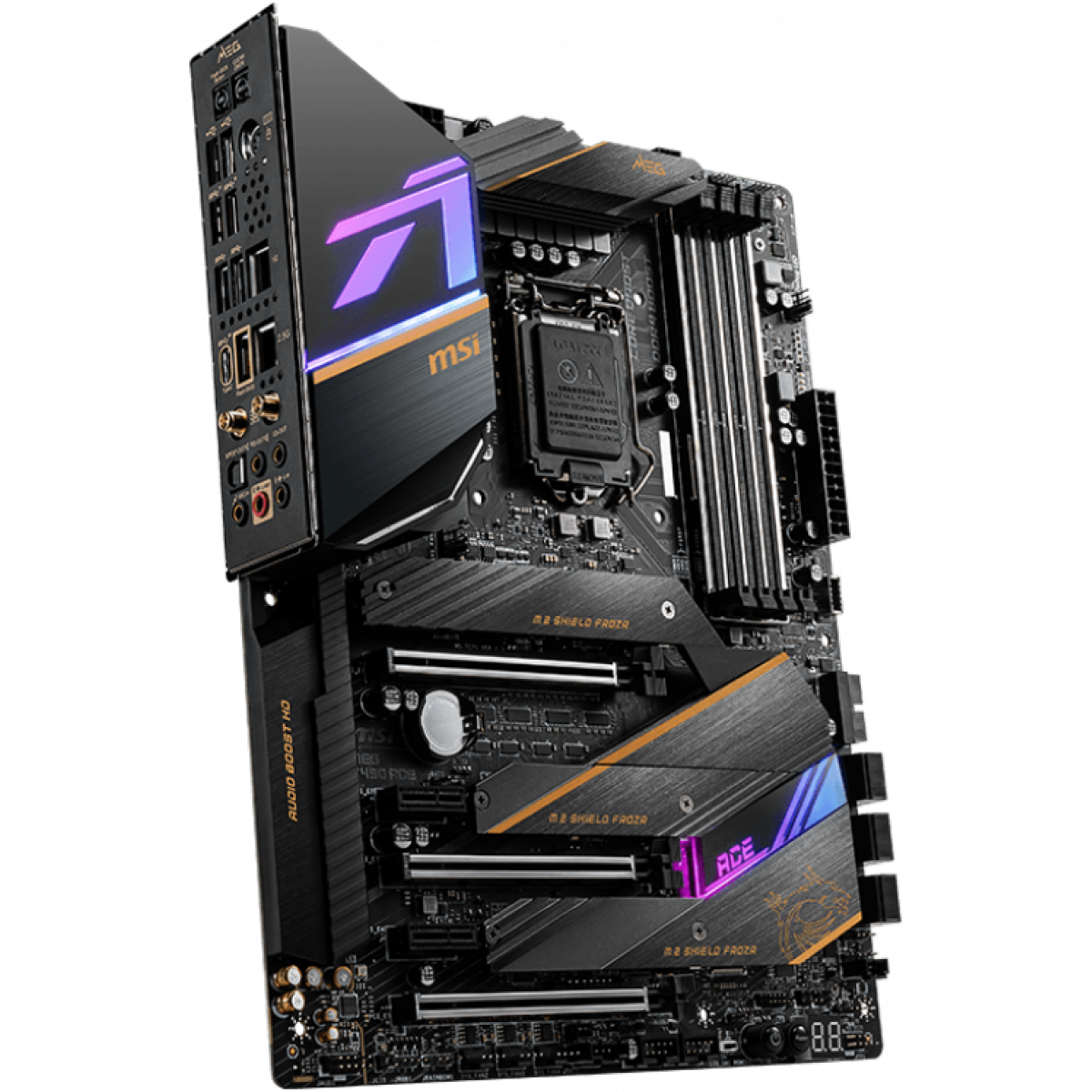 Placa Mãe MSI Meg Z490 Ace, Chipset Z490, Intel LGA 1200, ATX, DDR4