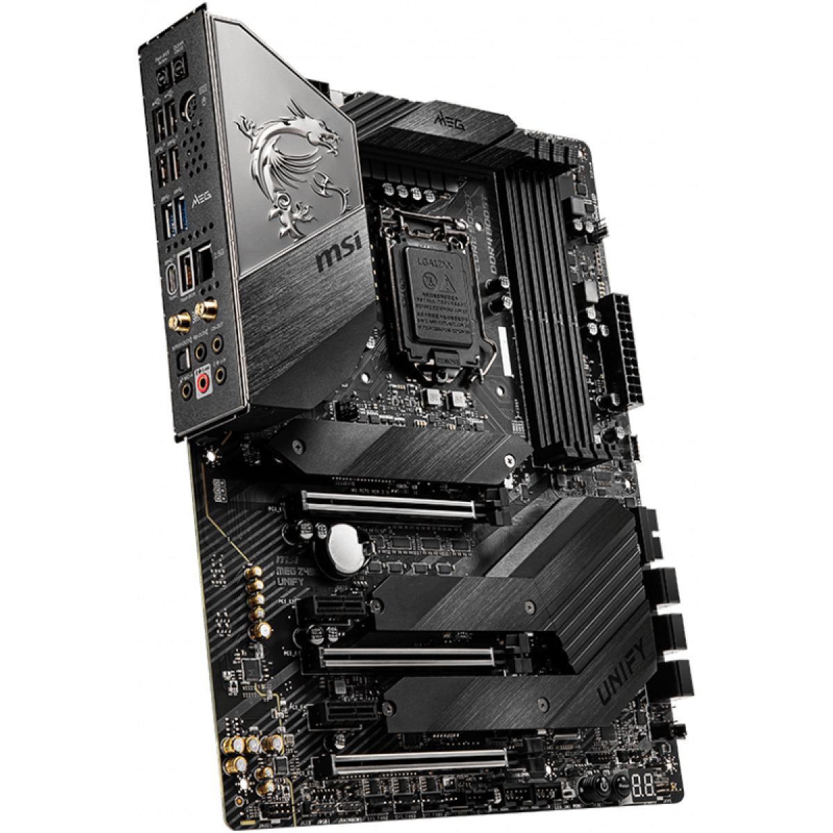 Placa Mãe MSI, MEG Z490 Unify, Chipset Z490, Intel LGA1200, ATX, DDR4