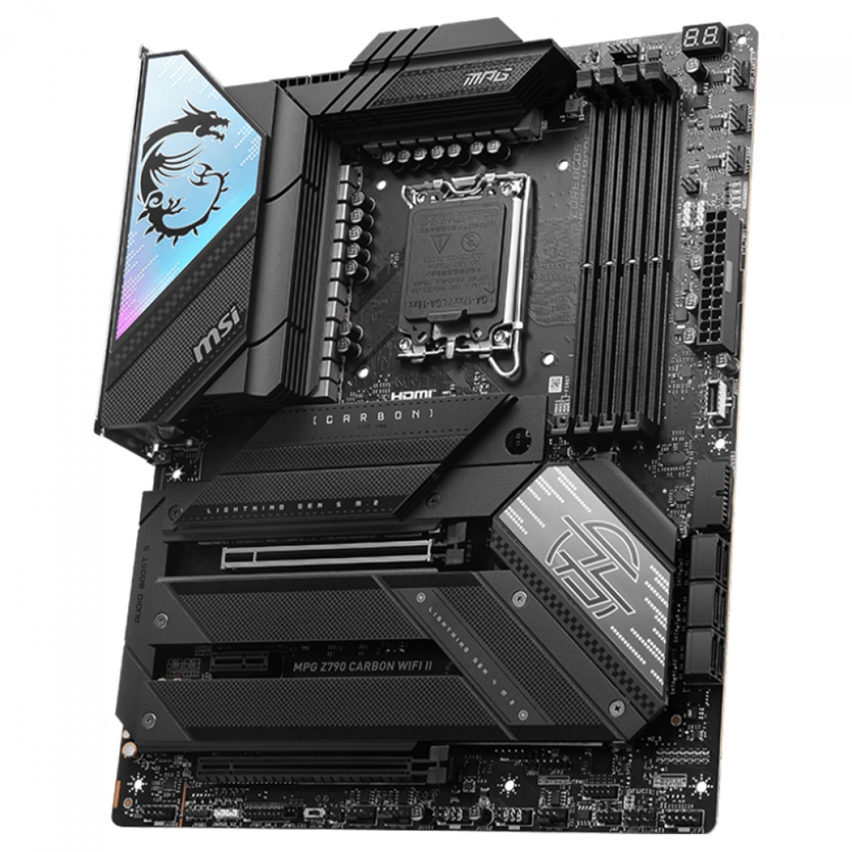 Placa Mãe MSI MPG Z790 Carbon WIFI II, Chipset Z790, Intel LGA