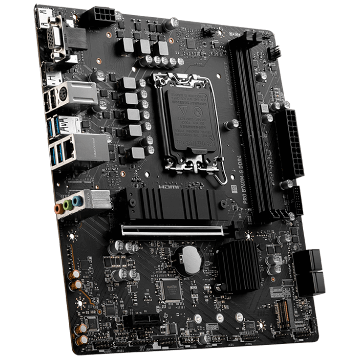 Placa Mãe MSI PRO B760M-G, Chipset B760, Intel LGA 1700, mATX, DDR4, 911-7D90-006