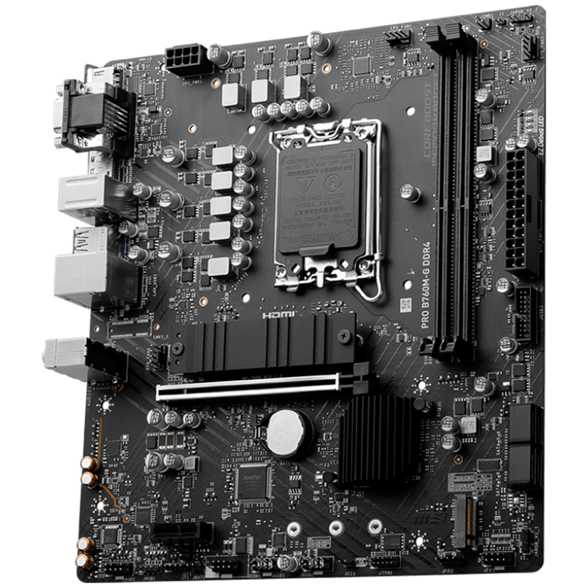 Placa Mãe MSI PRO B760M-G, Chipset B760, Intel LGA 1700, mATX, DDR4, 911-7D90-006