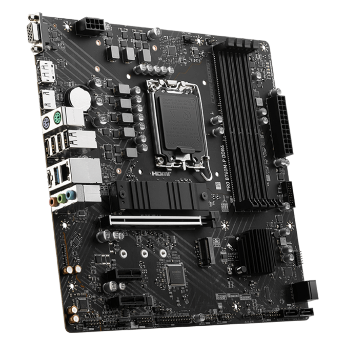 Placa Mãe MSI PRO B760M-P DDR4, Chipset B760, Intel LGA 1700, mATX, DDR4