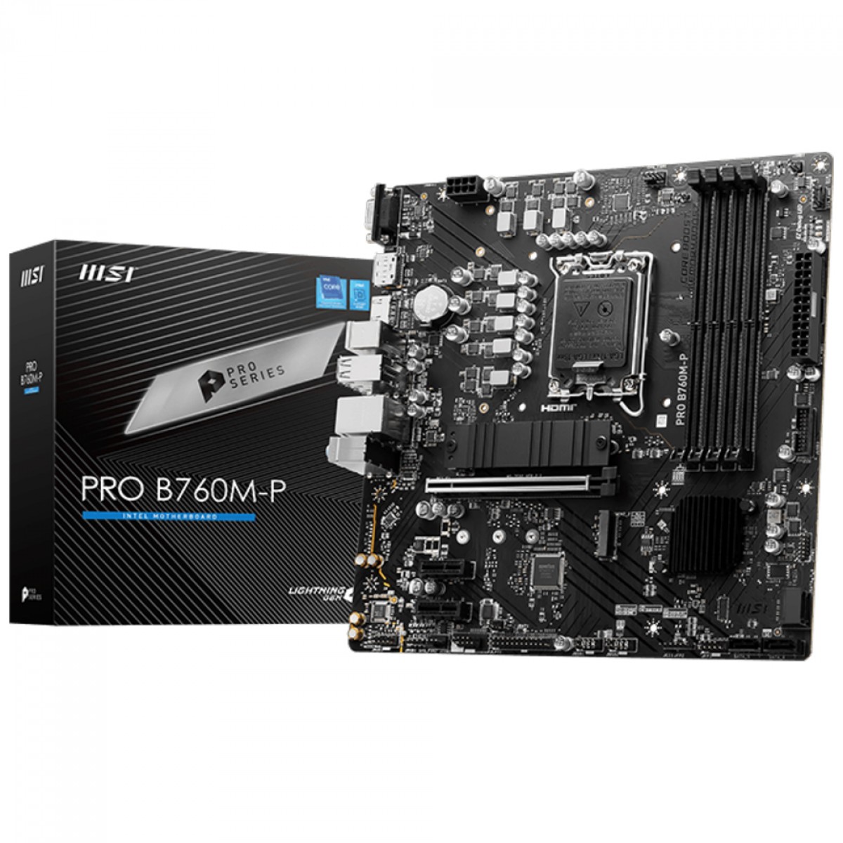 Placa-Mãe MSI PRO B760M-P DDR5 Intel LGA 1700 | Terabyte