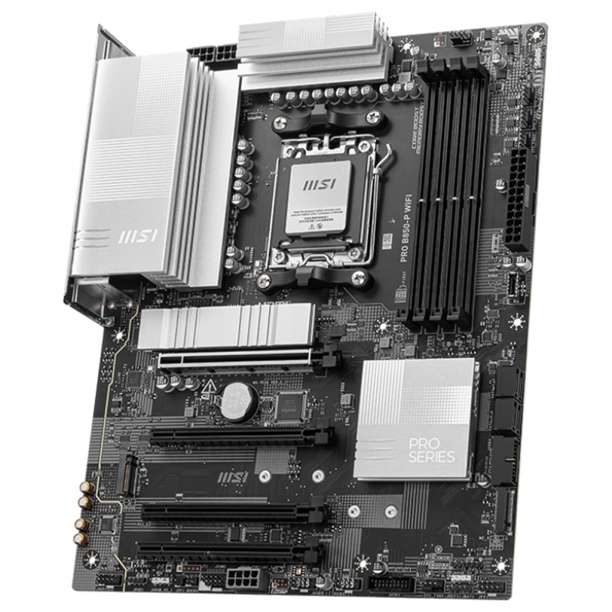 Placa Mãe MSI PRO B850-P WIFI, Chipset B850, AMD AM5, ATX, DDR5