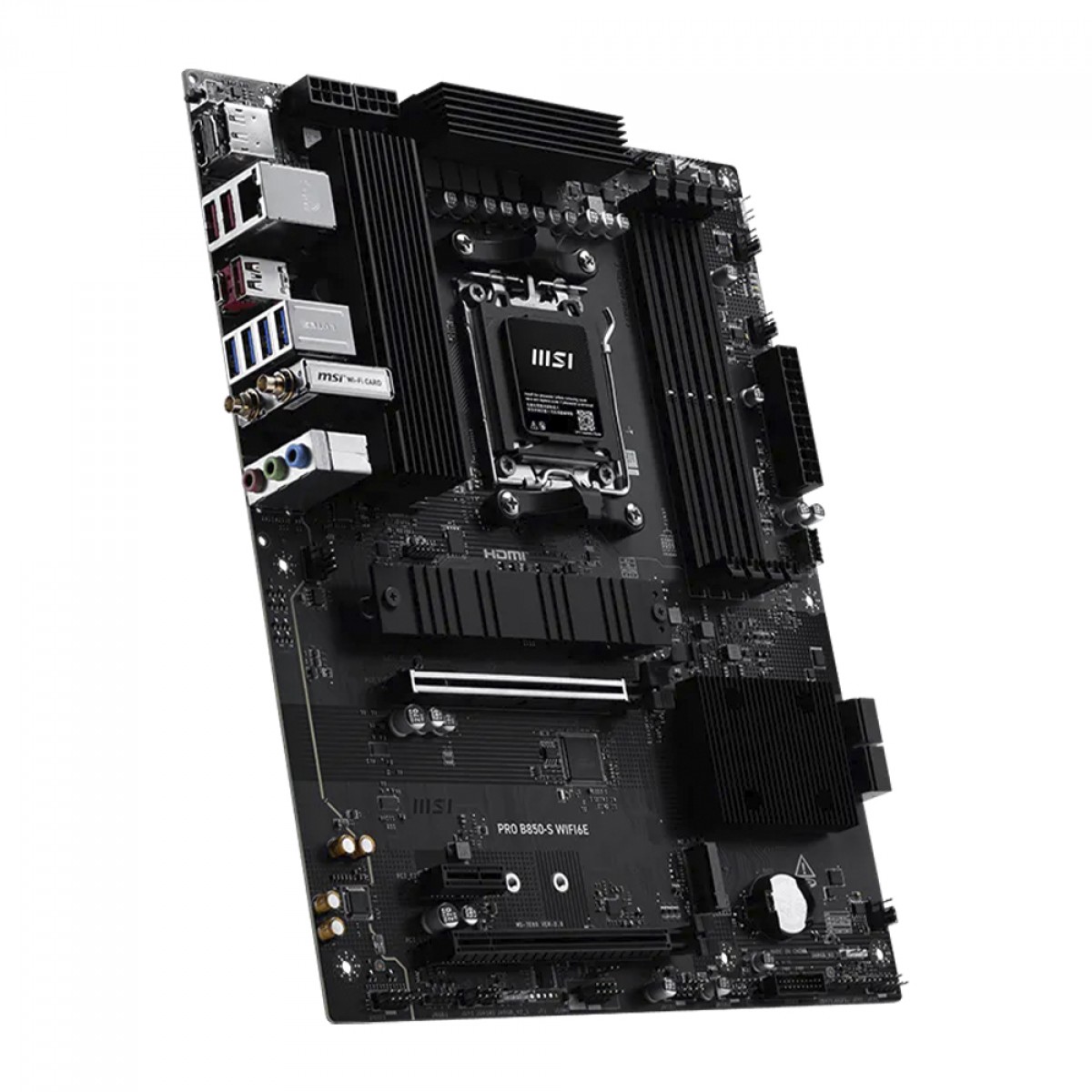 Placa Mãe MSI PRO B850-S WIFI6E, Chipset B850, AMD AM5, ATX, DDR5