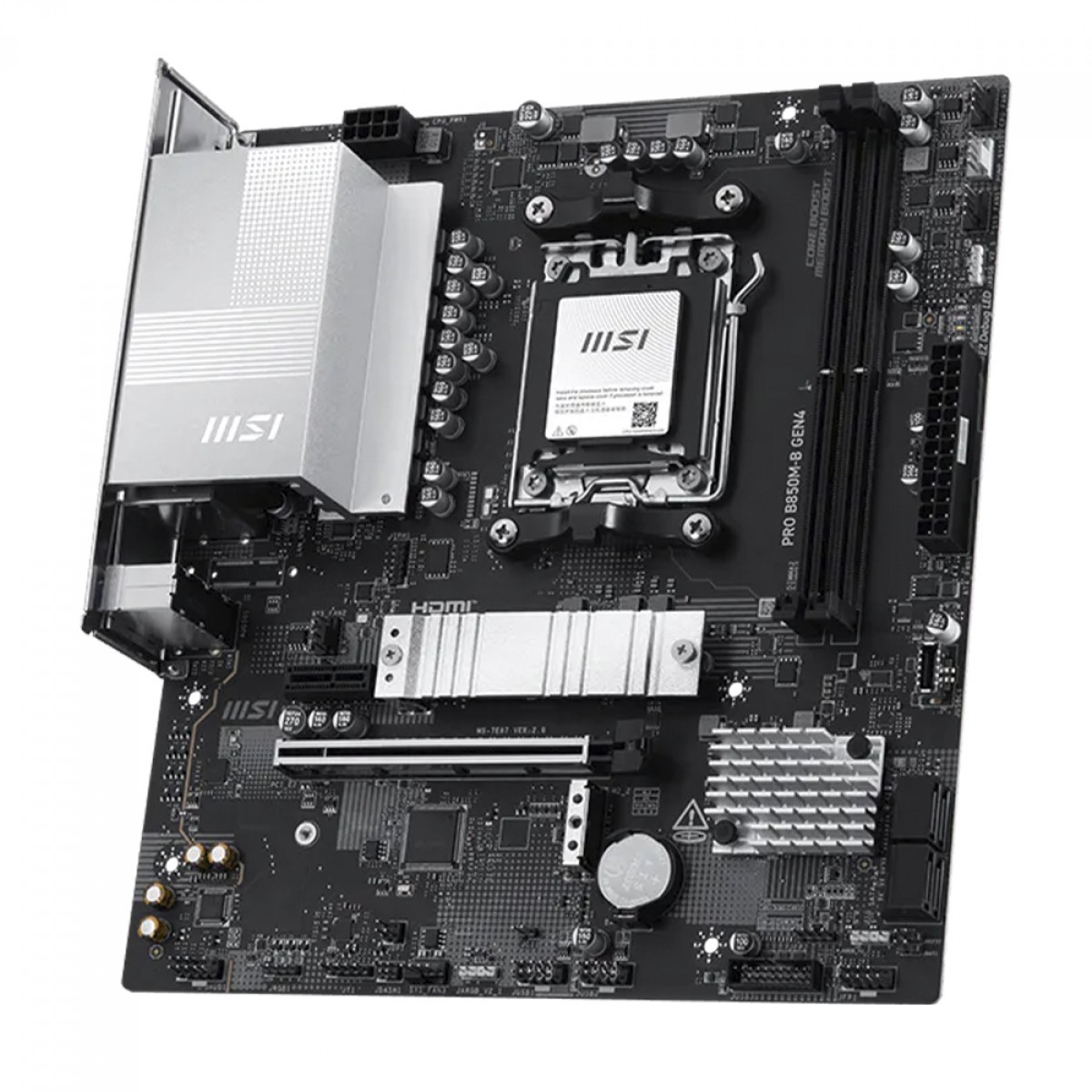 Placa Mãe MSI PRO B850M-B GEN4, Chipset B850, AMD AM5, MATX, DDR5