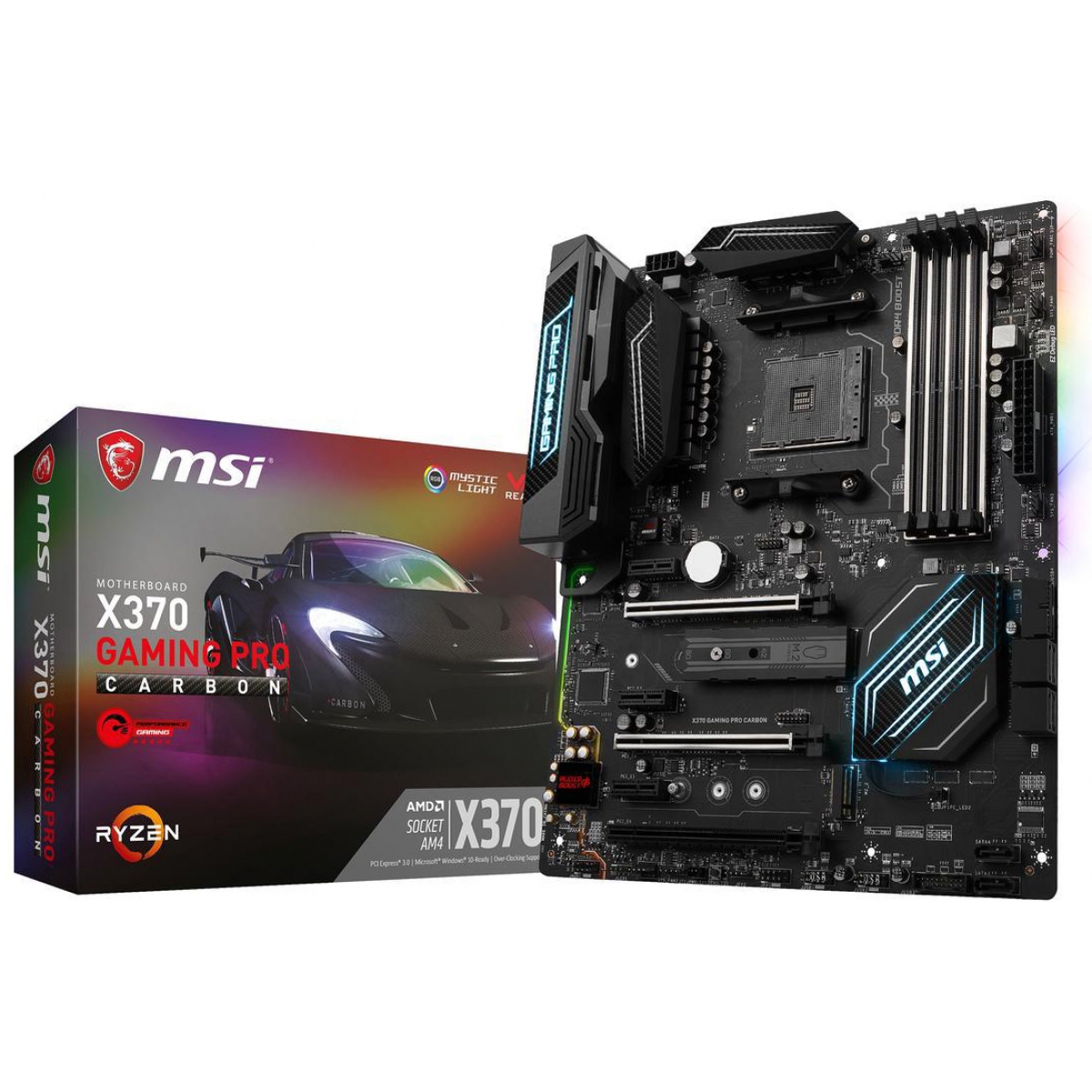 Placa Mãe MSI X370 Gaming Pro Carbon, Chipset X370, AMD AM4, ATX, DDR4