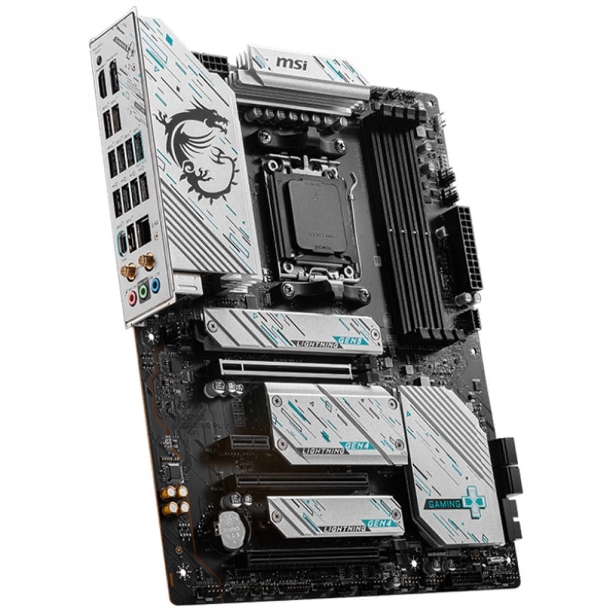 Placa Mãe MSI X670E Gaming Plus WiFi, Chipset X670, AMD AM5, ATX, DDR5