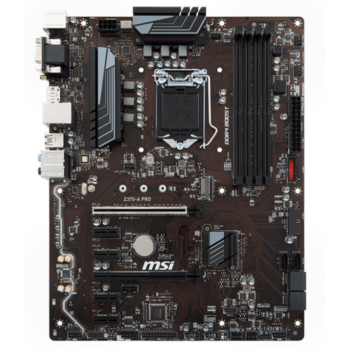 Placa Mãe MSI Z370-A PRO, Chipset Z370, Intel LGA 1151, ATX, DDR4