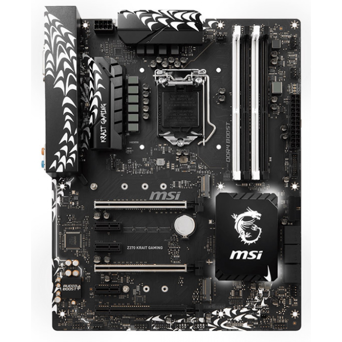 Placa Mãe MSI Z370 KRAIT GAMING, Chipset Z370, Intel LGA 1151, ATX DDR4