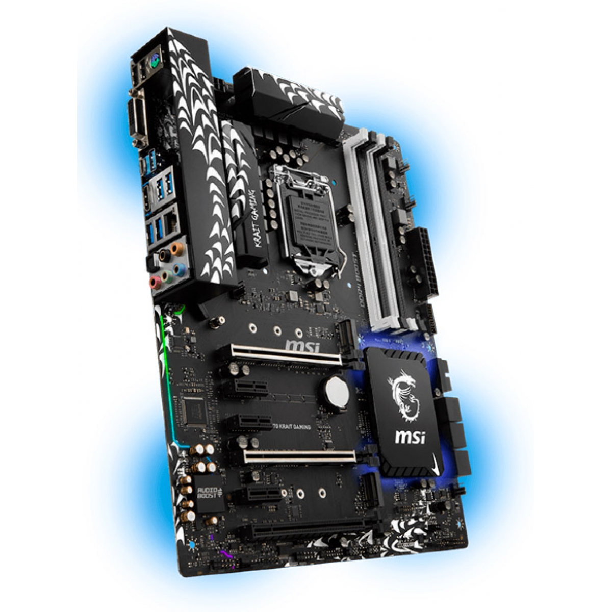 Placa Mãe MSI Z370 KRAIT GAMING, Chipset Z370, Intel LGA 1151, ATX DDR4