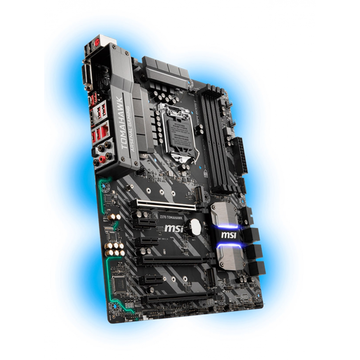 Placa Mãe MSI Z370 TOMAHAWK, Chipset Z370, Intel LGA 1151, ATX, DDR4