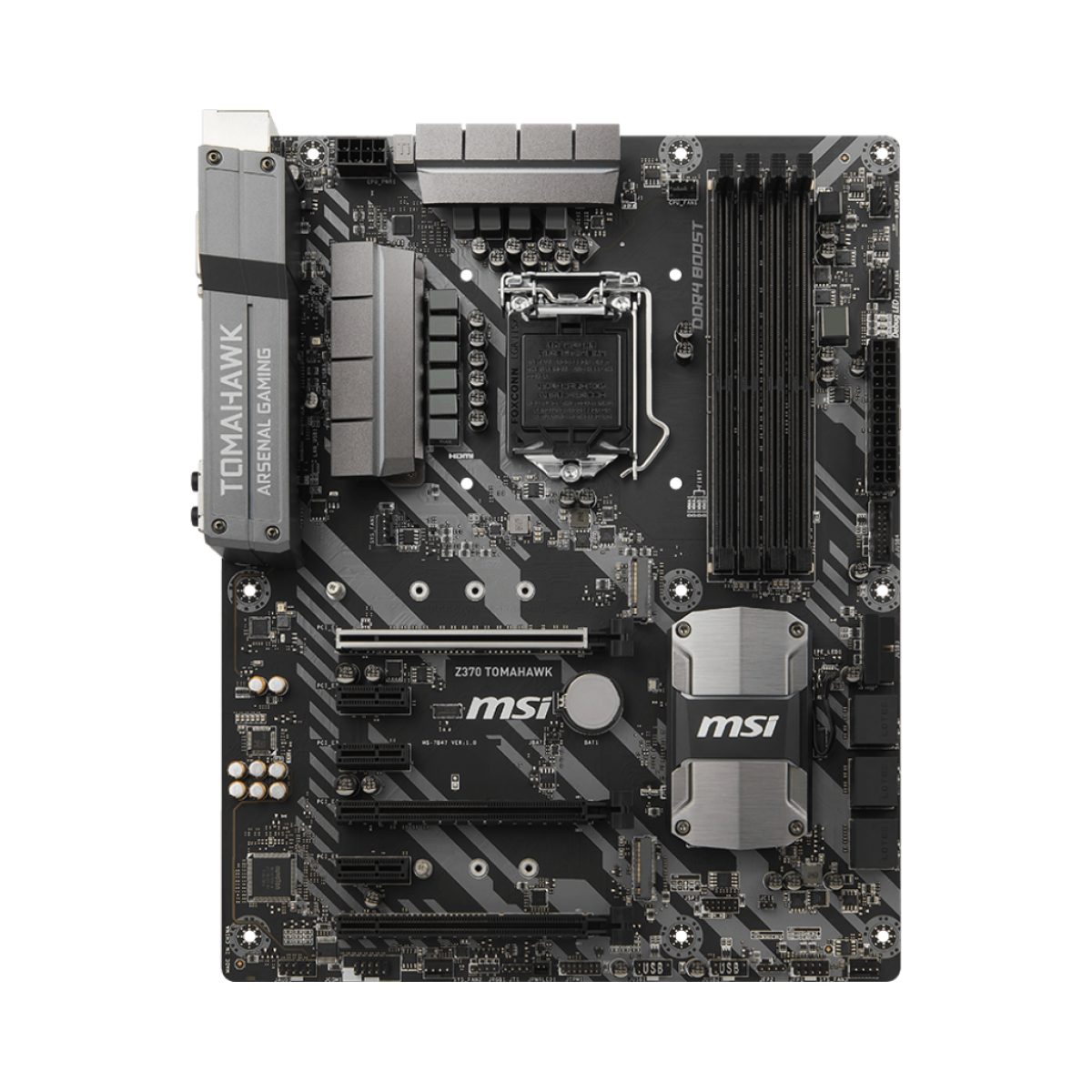 Placa Mãe MSI Z370 TOMAHAWK, Chipset Z370, Intel LGA 1151, ATX, DDR4