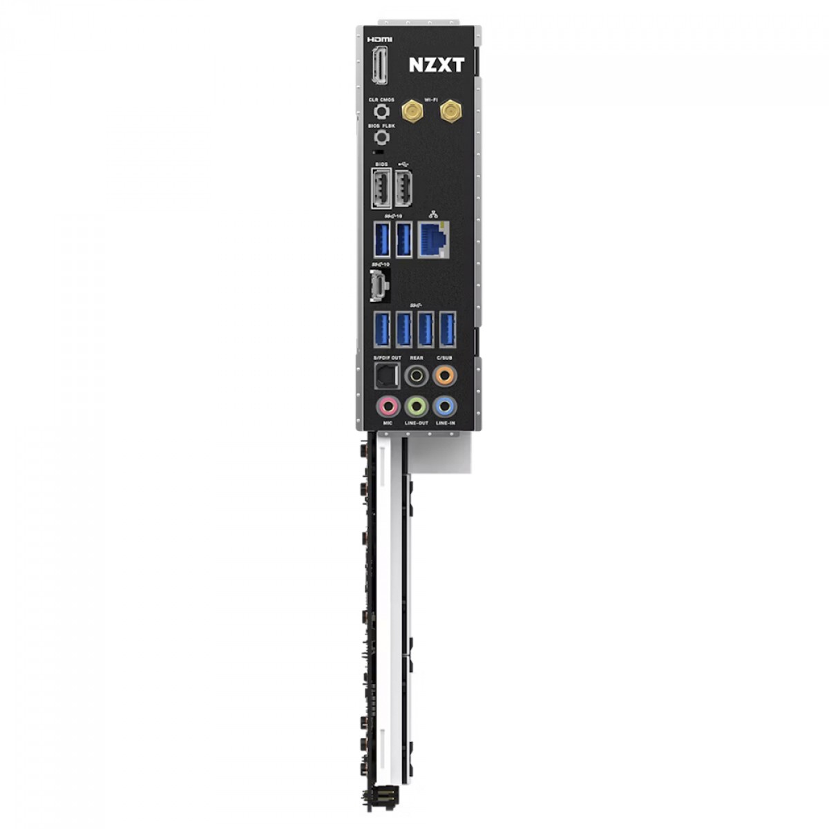 Placa Mãe NZXT N7 B650E White WIFI, Chipset B650E, ATX, AMD AM5