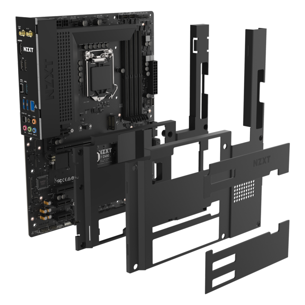 Placa Mãe NZXT N7 Z490, Chipset Z490, Intel LGA 1200, ATX, DDR4, N7-Z49XT-B1