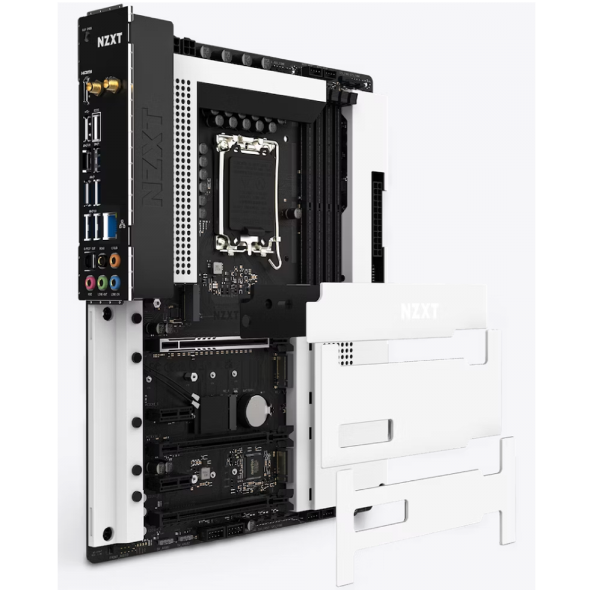 Placa Mãe NZXT Z790 N7 WIFI, White, Chipset Z790, Intel LGA 1700, ATX, DDR5, N7-Z79XT-W1
