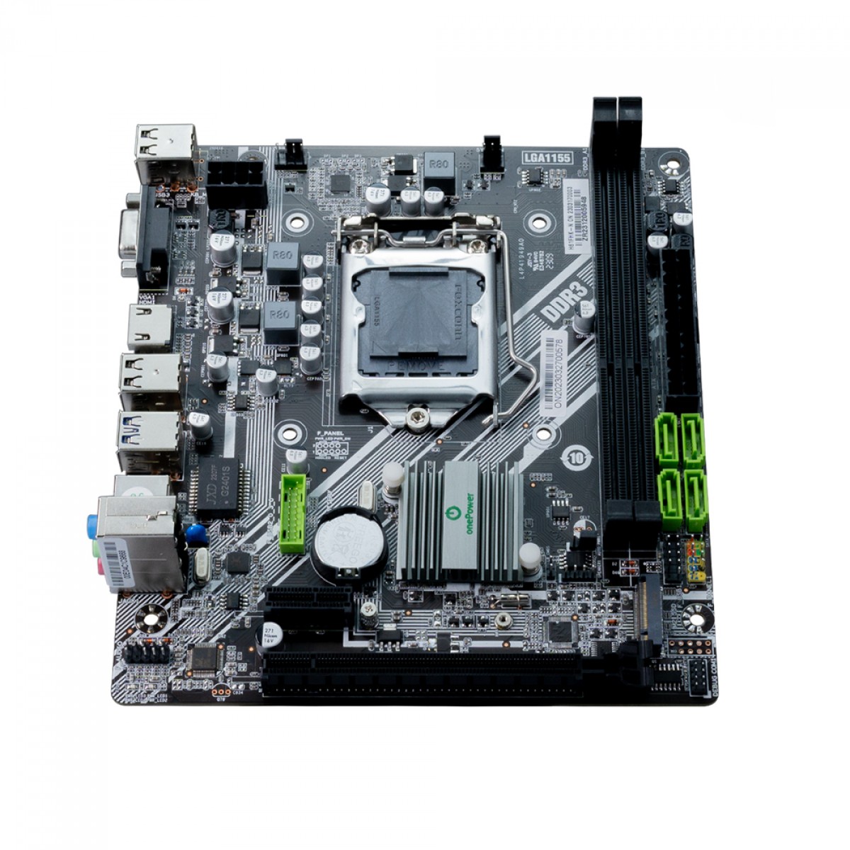 Placa Mãe OnePower H61, Chipset H61, Intel, mATX, DDR3, LGA 1155🐈 ...