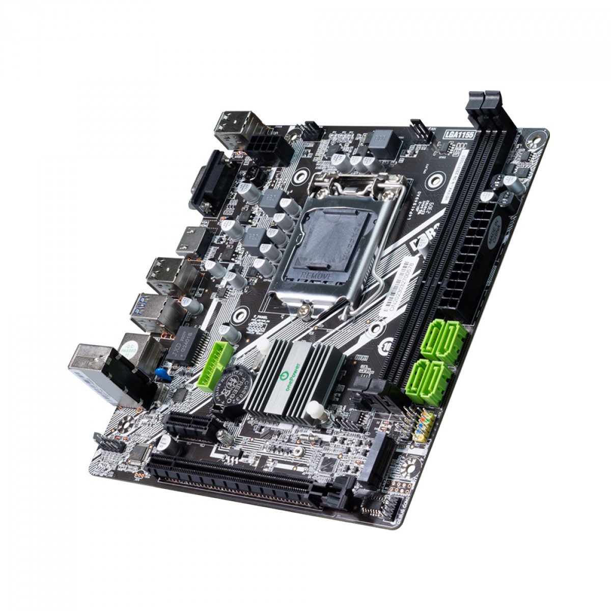 Placa Mãe One Power H61, Chipset H61, Intel, mATX, DDR3, LGA 1155, H61DA1