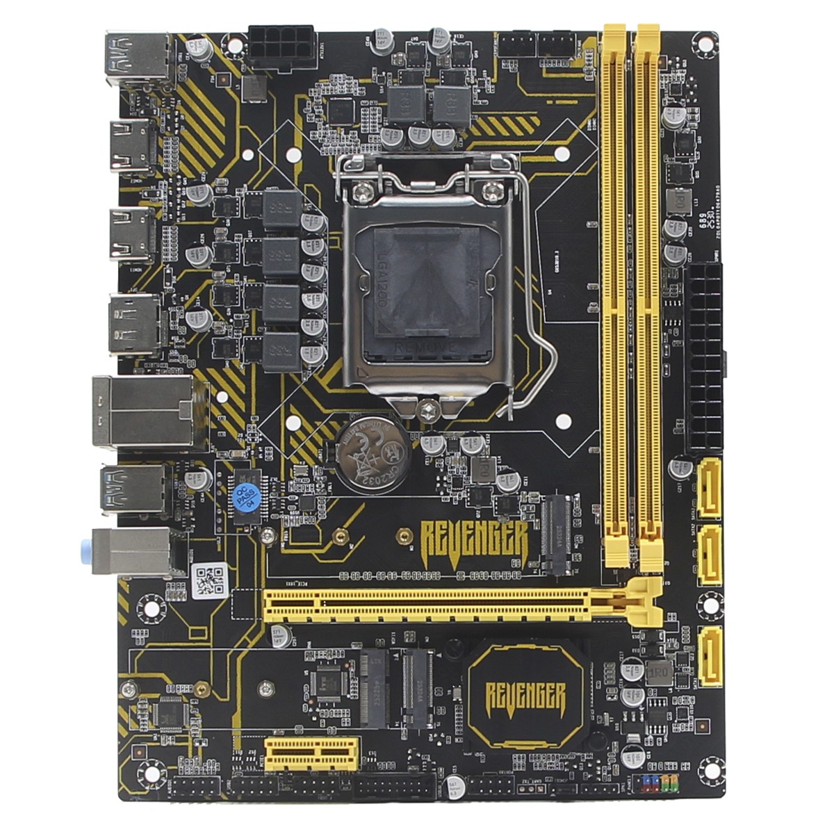 Placa Mãe Revenger G-H511, Chipset H511, Intel LGA 1200, MATX, DDR4