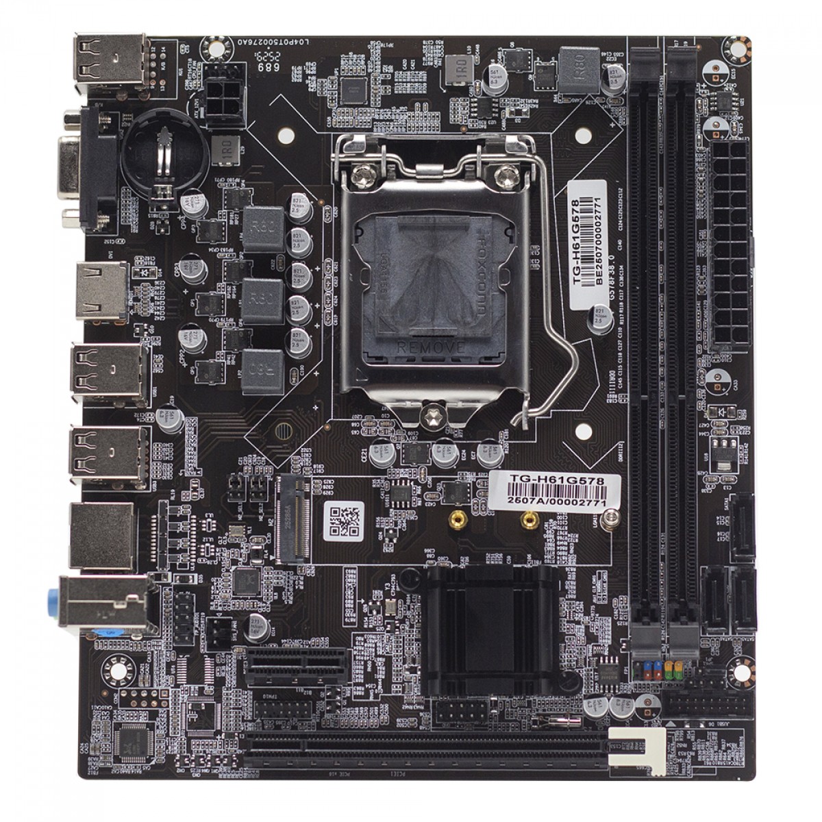 Placa Mãe TG-H61G578, Chipset H61, Intel LGA 1155, MATX, DDR3