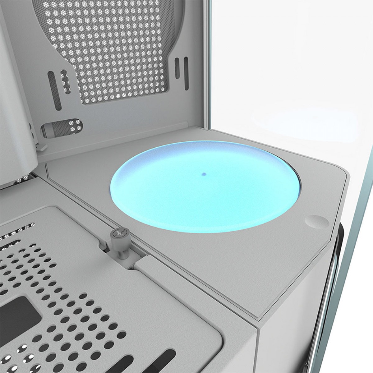 【電源・回転台つき】定価3万！COUGAR FV270 white Base Giratória Cougar FV270 Luminosa Branca | Terabyte