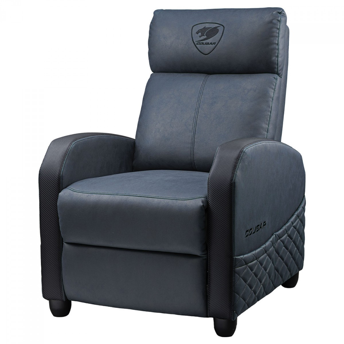 Poltrona Gamer Cougar Ranger Elite Navy Blue, Reclinável, Tecido, Azul e Preto, 3MRAEBUB.0001