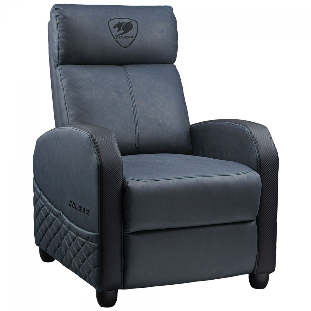 Poltrona Gamer Cougar Ranger Elite Navy Blue, Reclinável, Tecido, Azul e Preto, 3MRAEBUB.0001