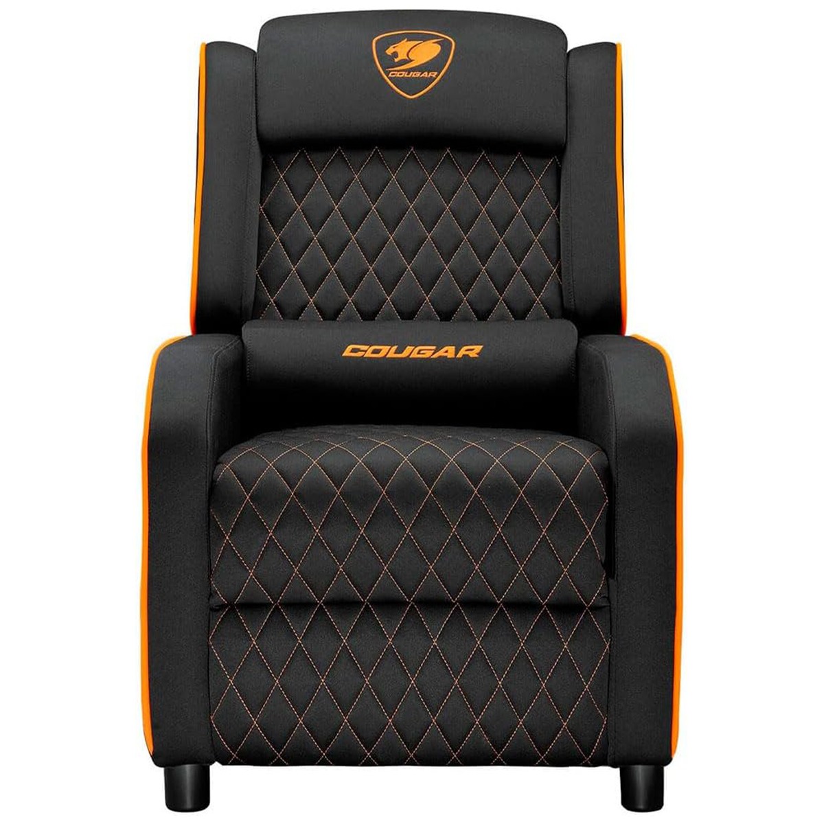 Poltrona Gamer Cougar Ranger One, Reclinável, Tecido, Preto e Laranja, 3MRAOORB.0001